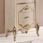 Lounge Showcase with 1 Glass Door and 3 Drawers Made in Italy - London Viadurini