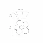 Vondom Agatha design outdoor table in colored polyethylene Viadurini