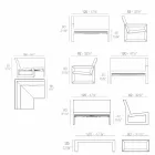 Vondom Frame garden lounge with modern design Viadurini