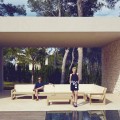 Vondom Frame outdoor lounge set in polyethylene, modern design
