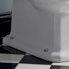 Water Monobloc Classic in White Ceramic with Box Made in Italy - Marwa Viadurini